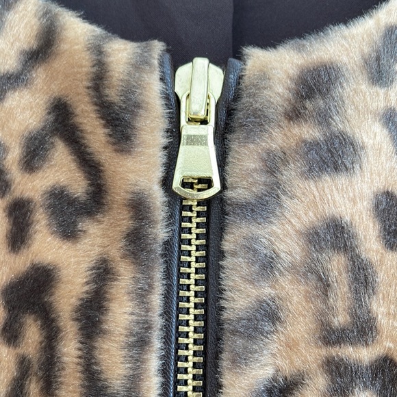 Chicos faux leopard jacket size 1 - Picture 4 of 7